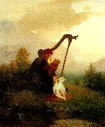 august malmstrom kung heimer och aslog oil on canvas